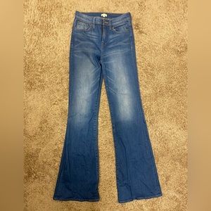 JCrew Bootcut/Flare High-Waisted Stretch Jeans Size 25